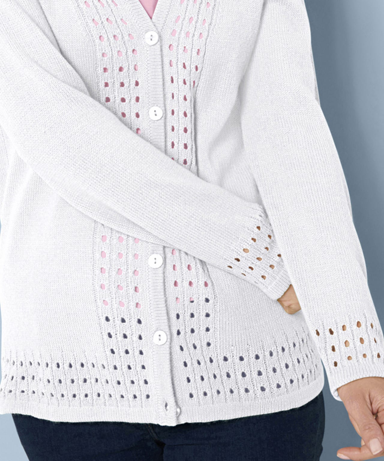 Crochet Trim Cardigan