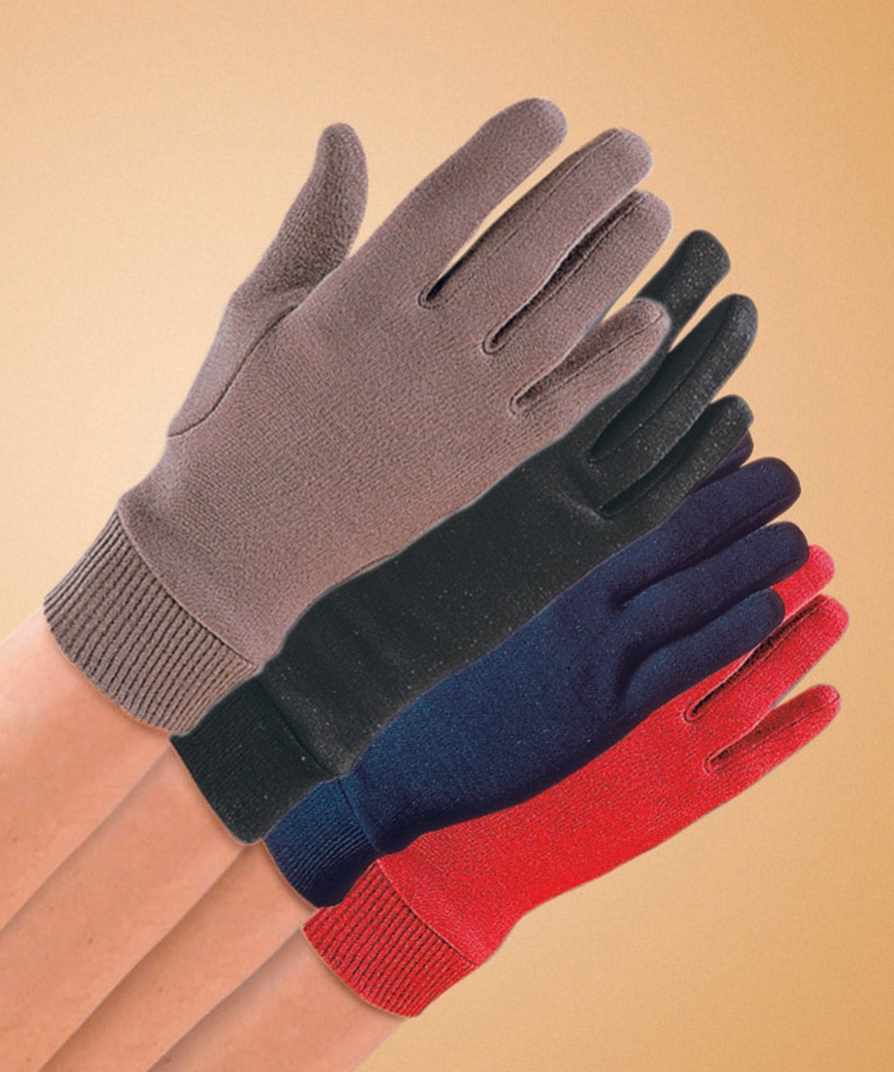 Thermolactyl Ribbed Cuff Gloves