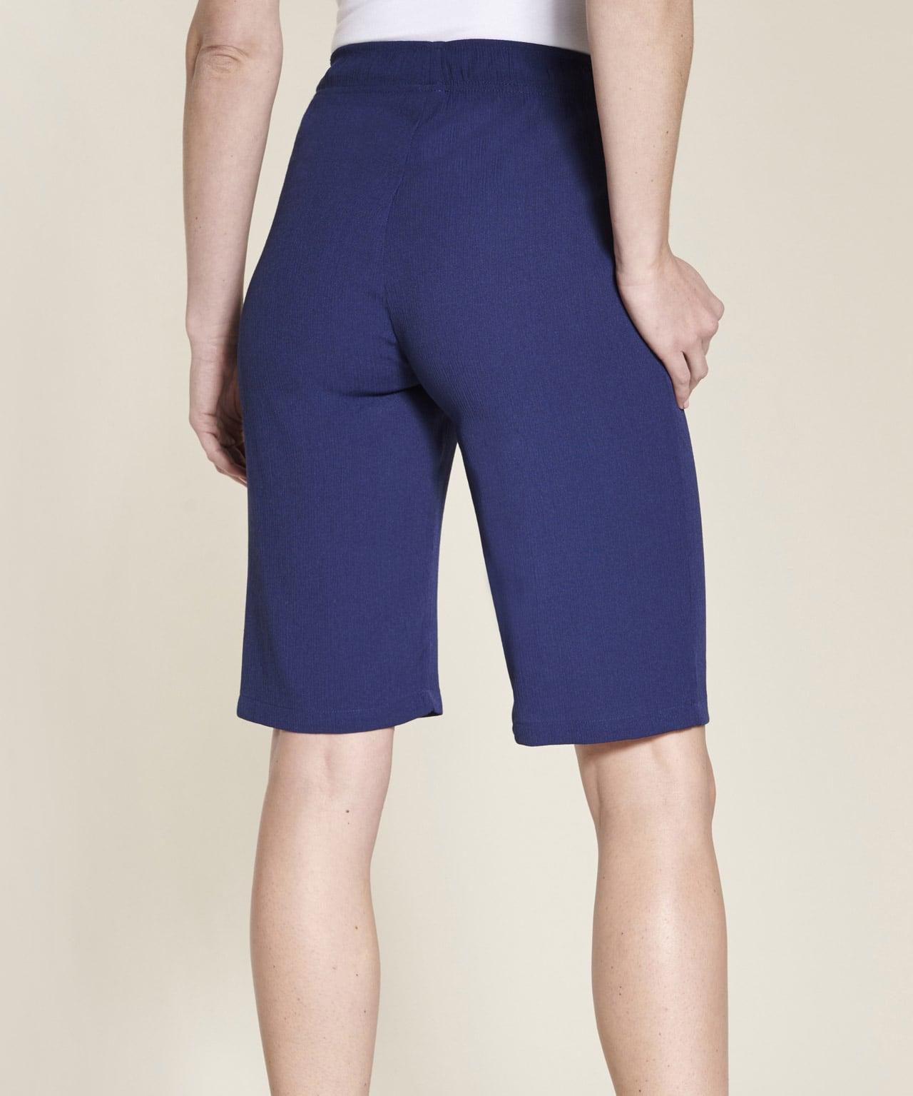 Crinkle Bermuda Shorts