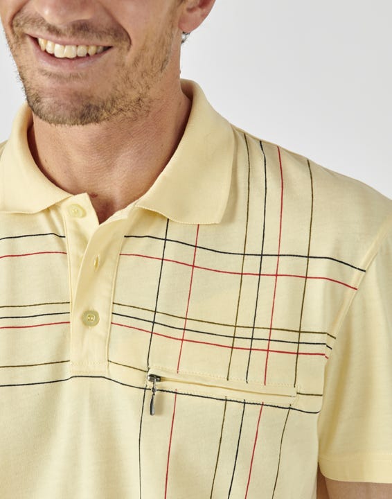 Zip Detail Polo