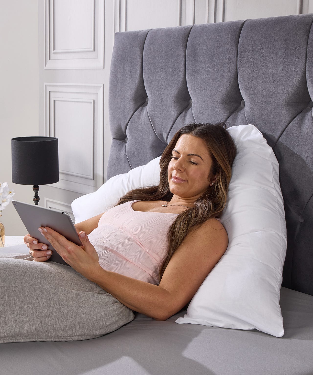 V Support Pillow and Pillowcase