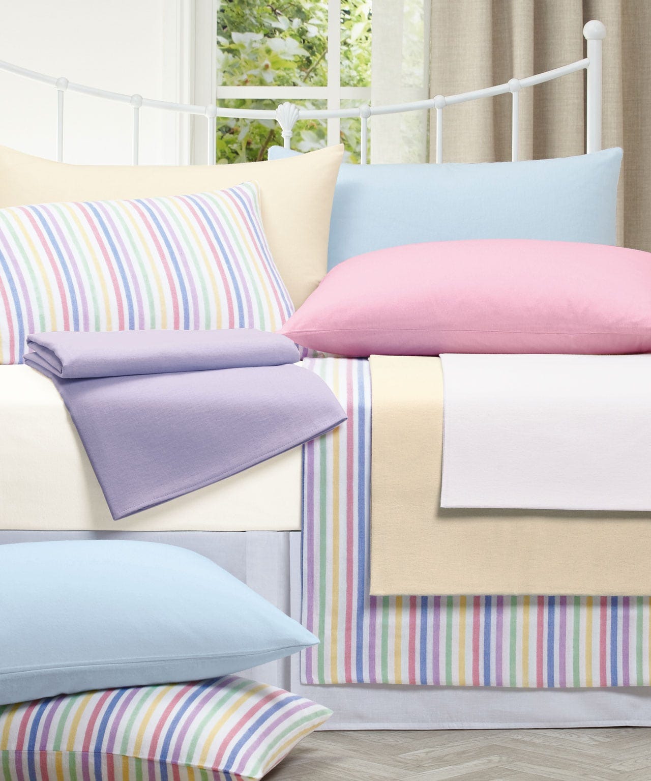 Flannelette Flat Sheet