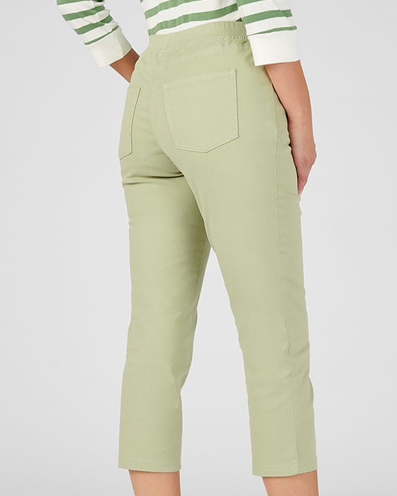 Pull-on Crop Trousers