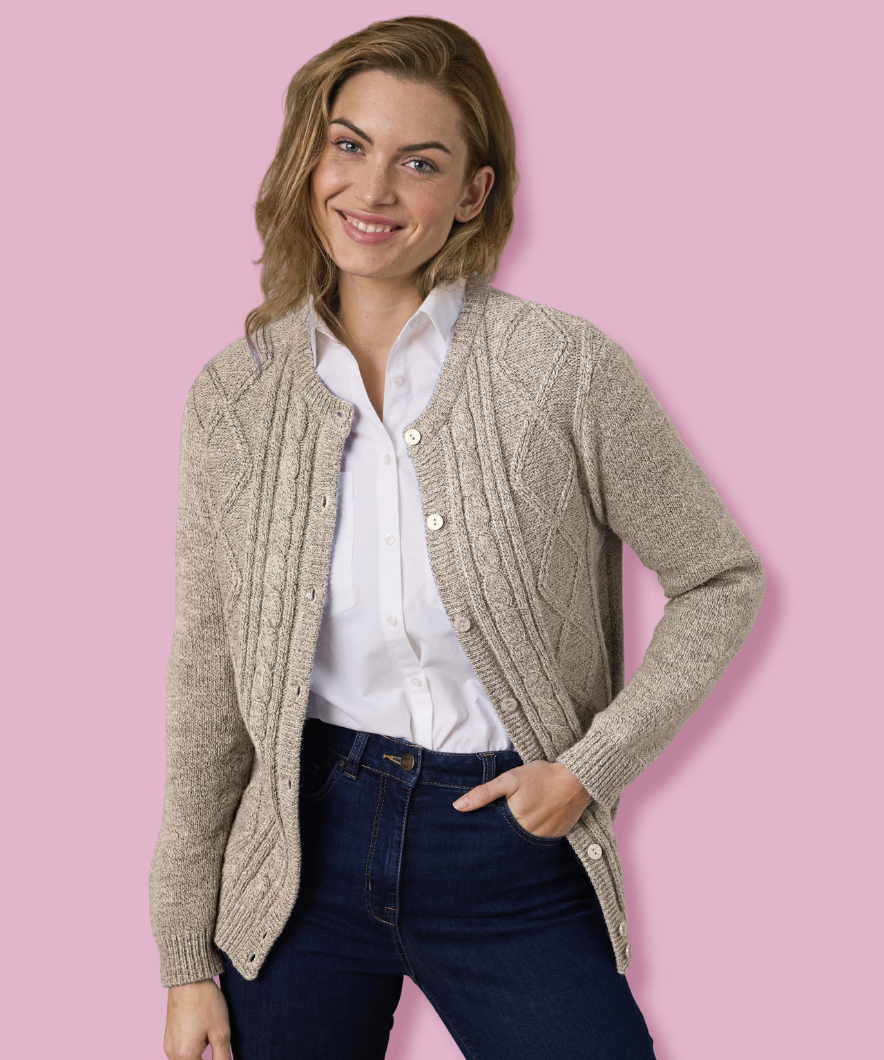 Cable Knit Cardigan
