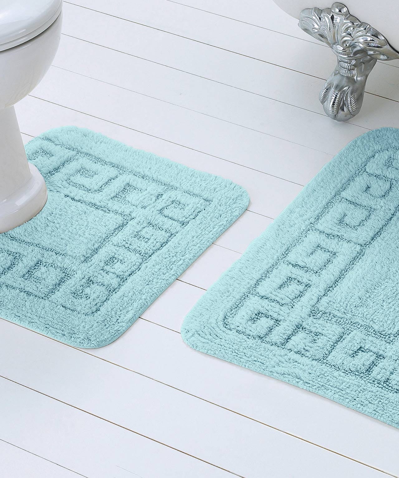 Greek Key 2-Piece mat set