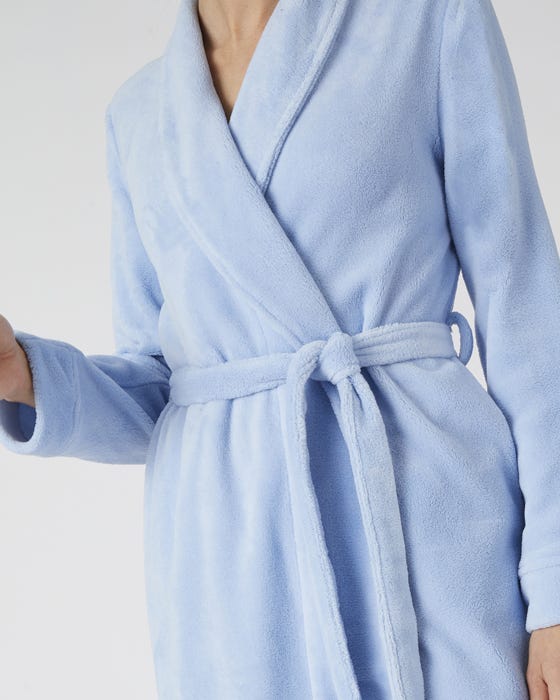 Fleece Wrap Gown