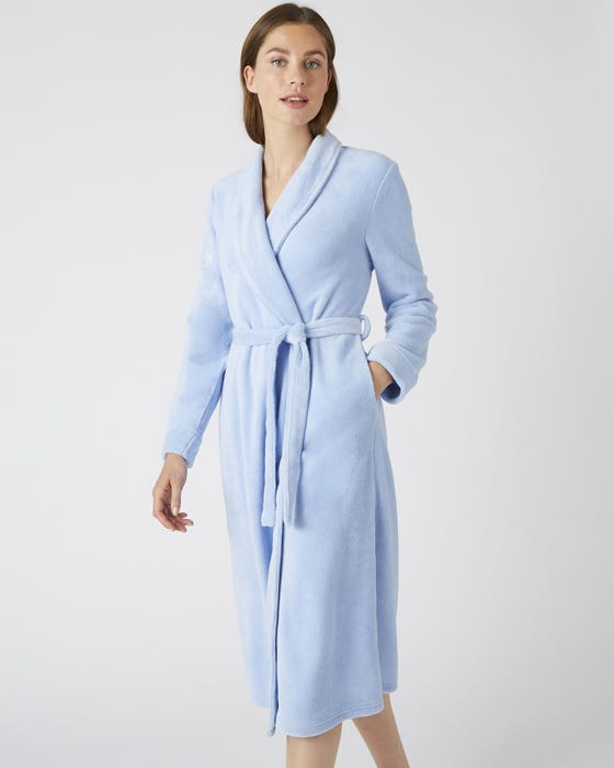 Fleece Wrap Gown