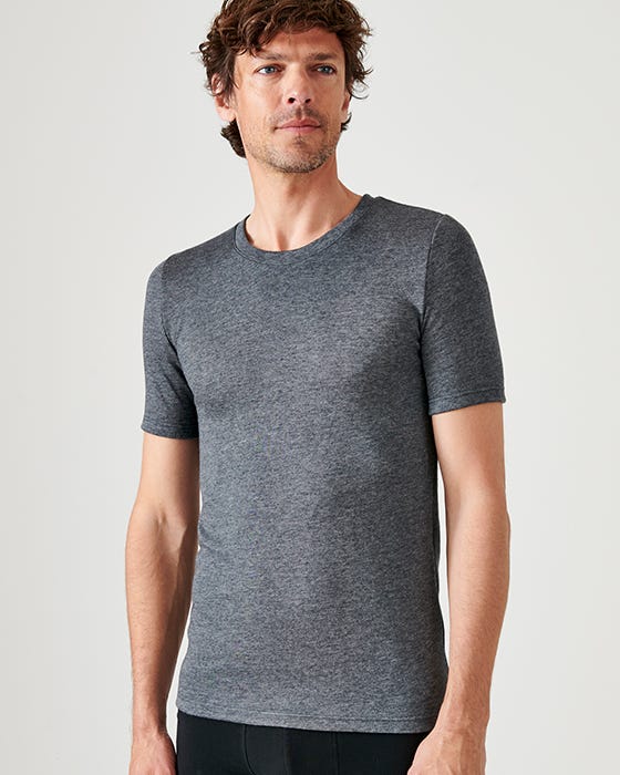 Thermal Medium Warmth Round Neck T-shirt