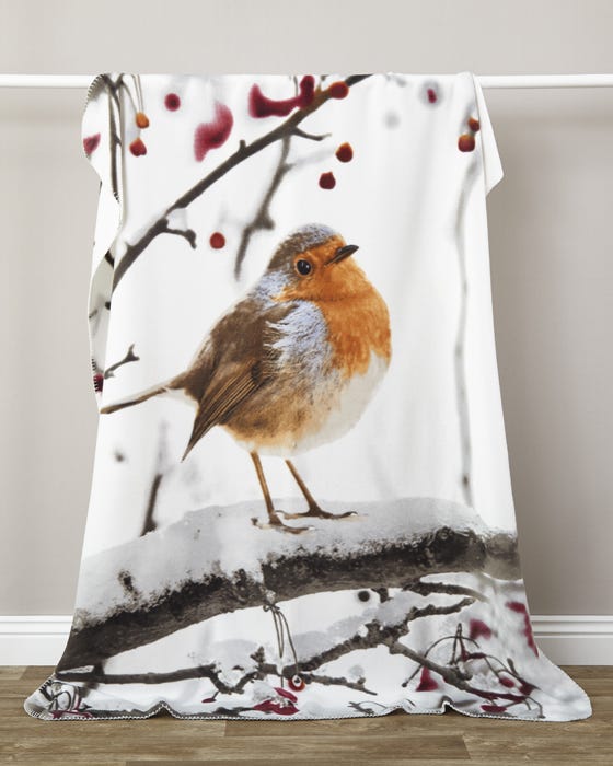 Pack of 2 Animal Fleece Throws