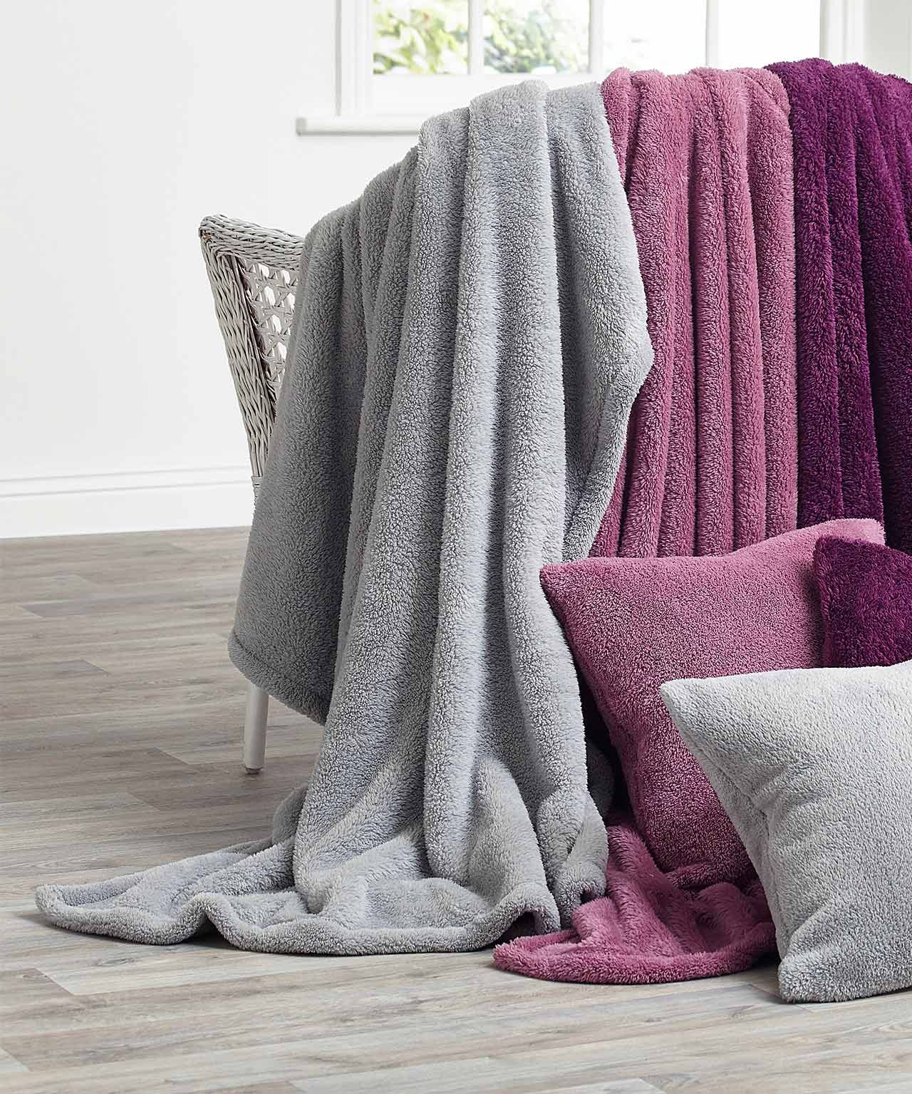 Super Soft Teddy Fleece Throw
