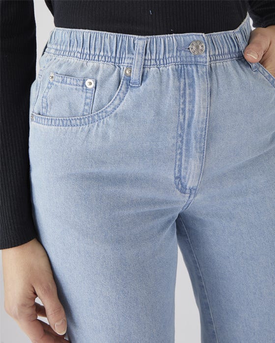Pull-on Jean Trousers