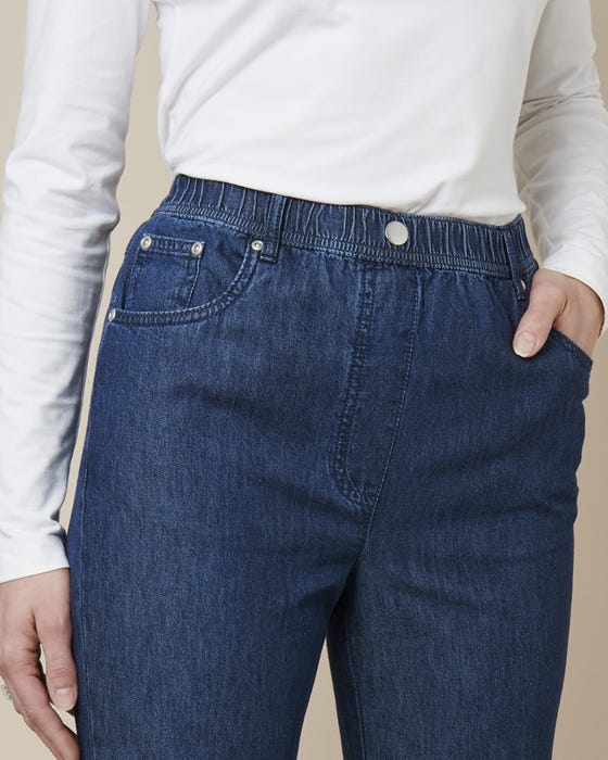 Pull-on Jean Trousers