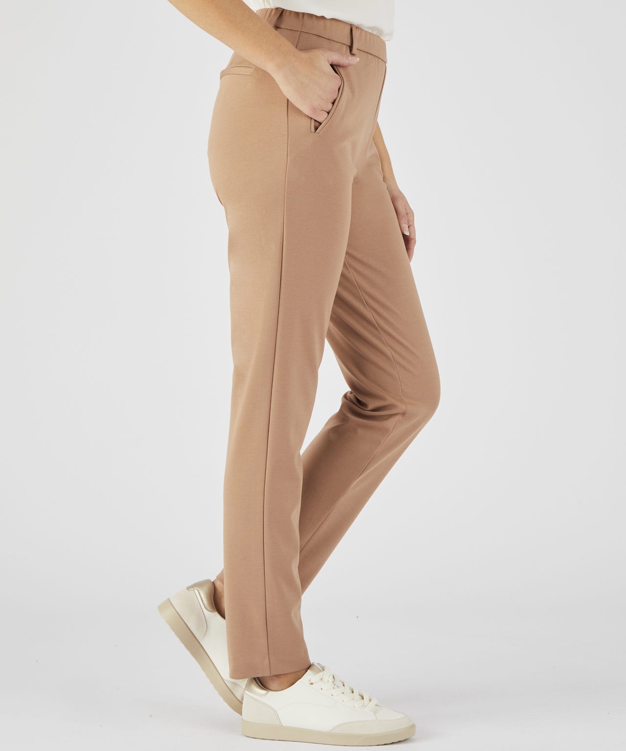 Secret Stretch Ponte Tapered Leg Trousers