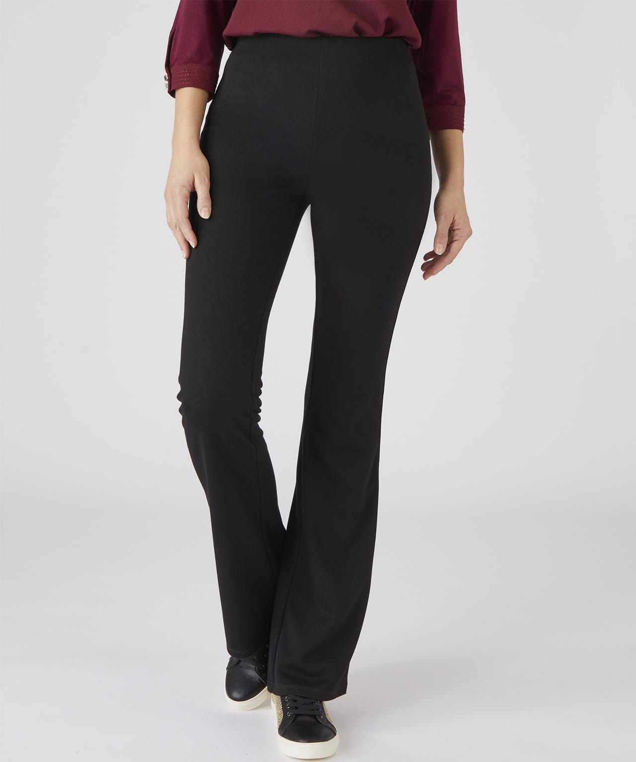 Secret Stretch Ponte Wide-leg Trousers