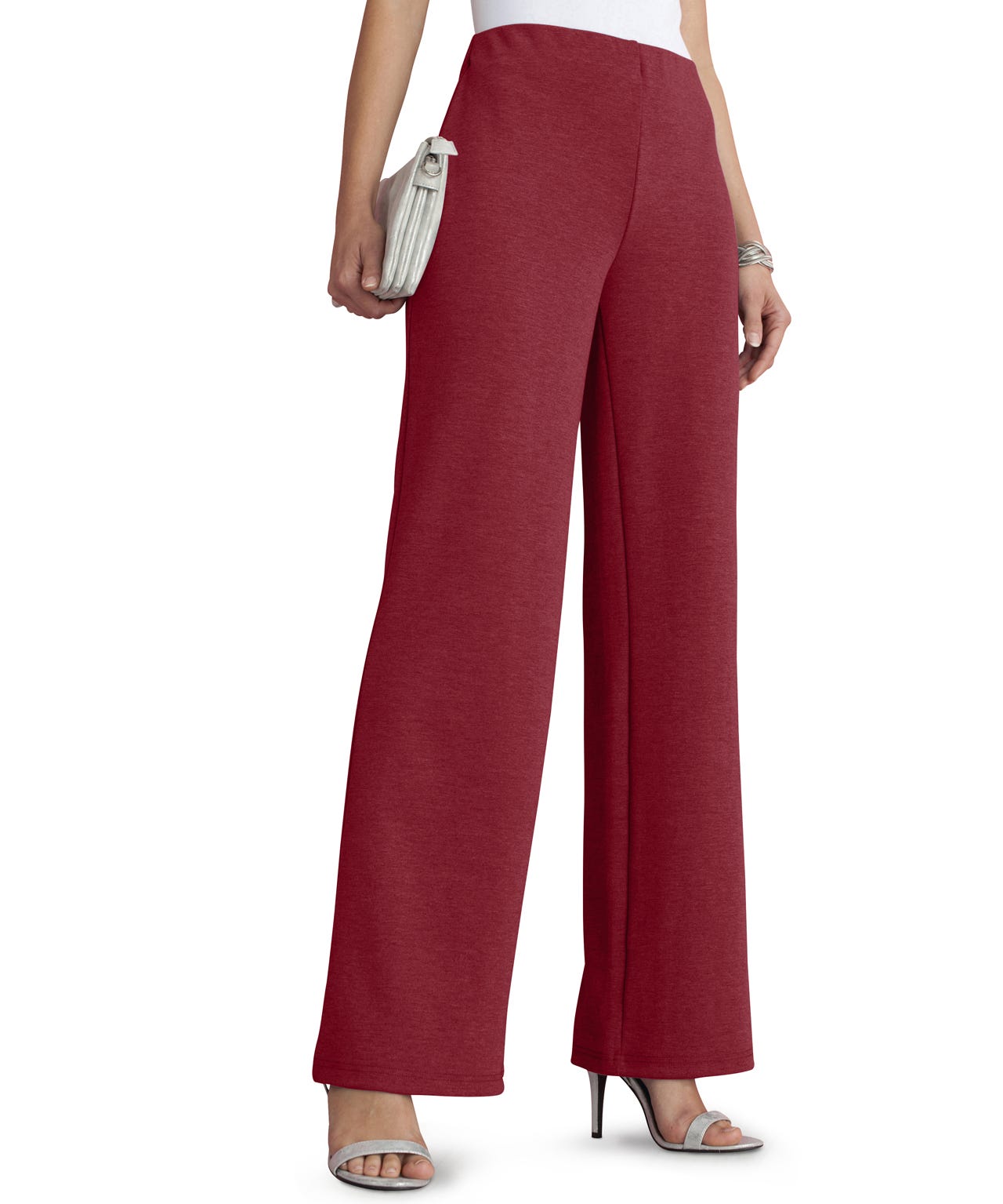 Secret Stretch Ponte Wide-leg Trousers