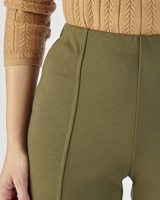 Secret Stretch Ponte Straight-Leg Trousers