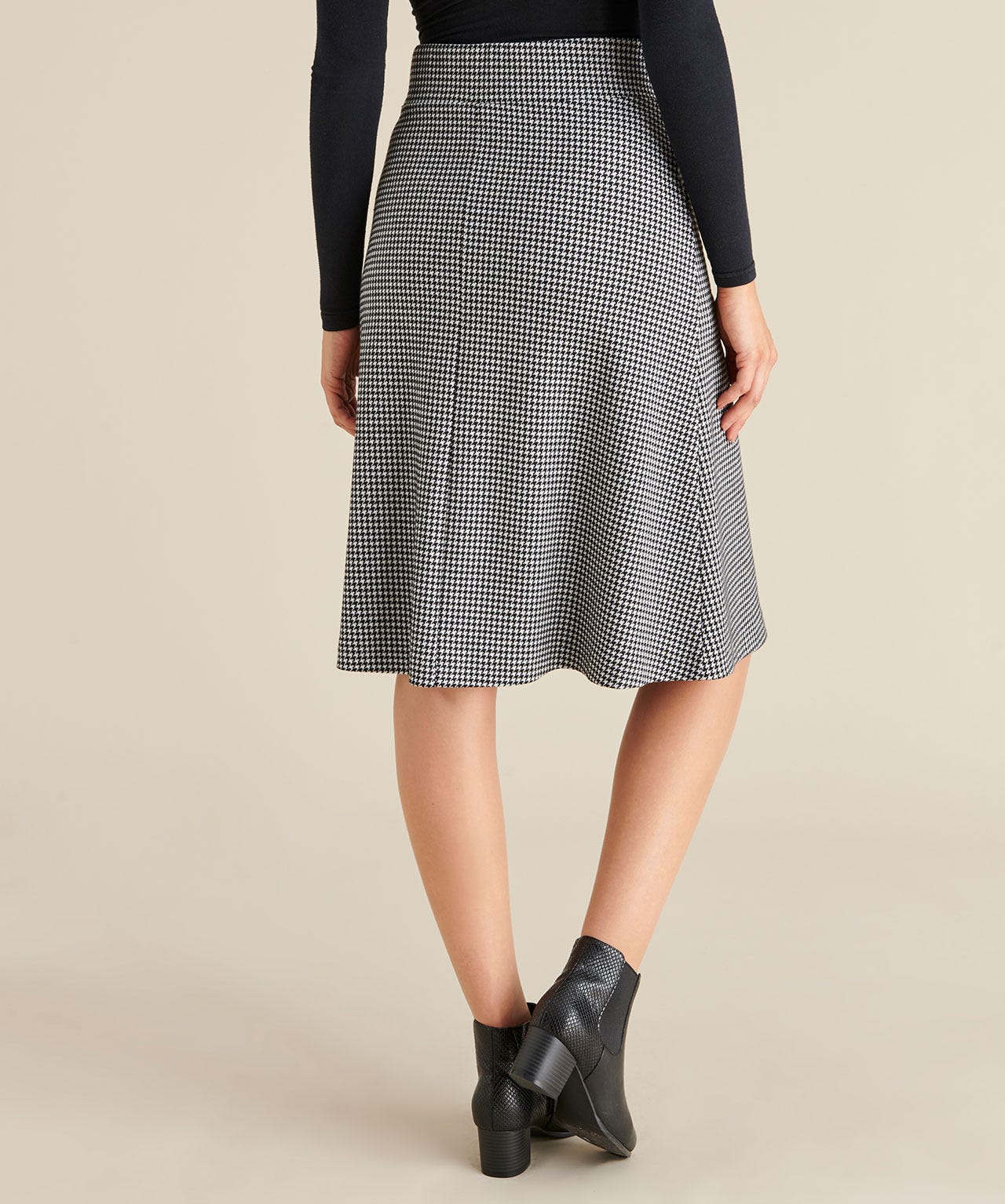 Button Detail Skirt