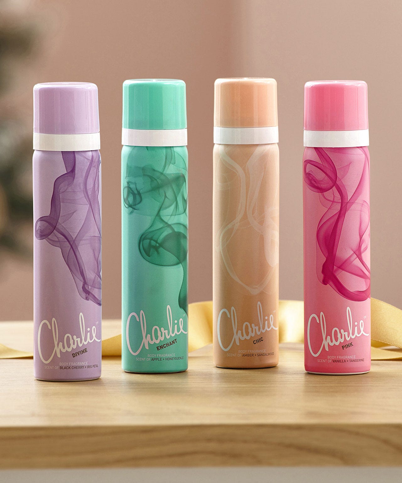 Set of 4 Charlie Body Sprays