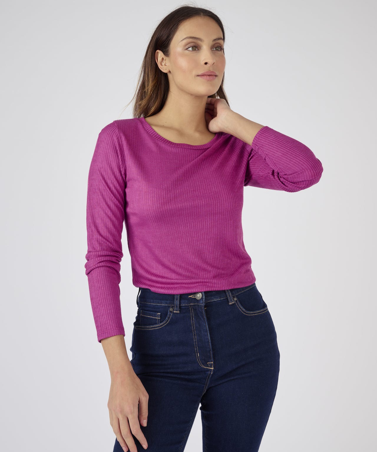 Thermal Long Sleeved Round Neck T-Shirt