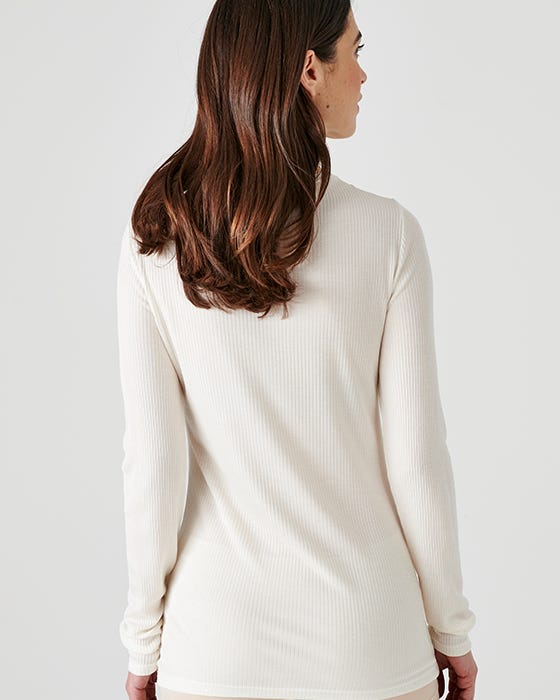 Thermal Long Sleeved Round Neck T-Shirt