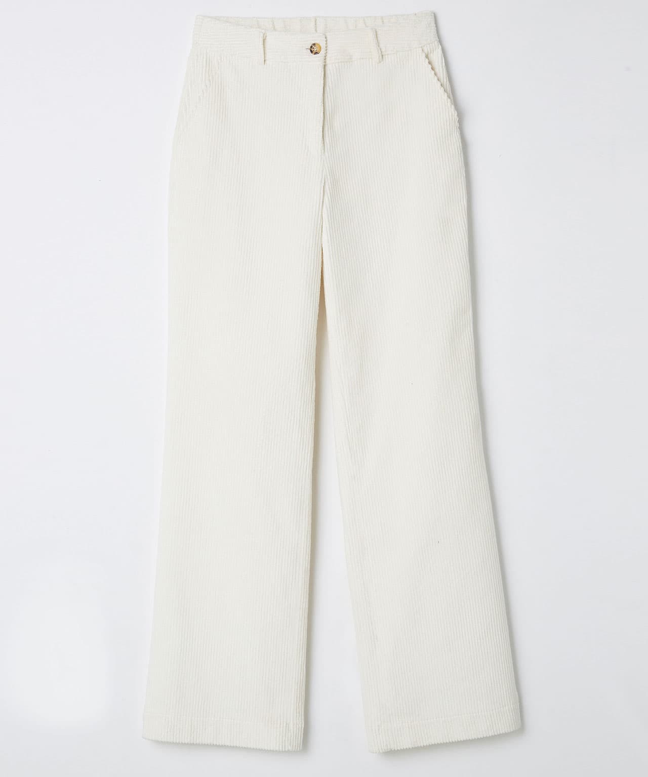 Cord Wide Leg Trousers