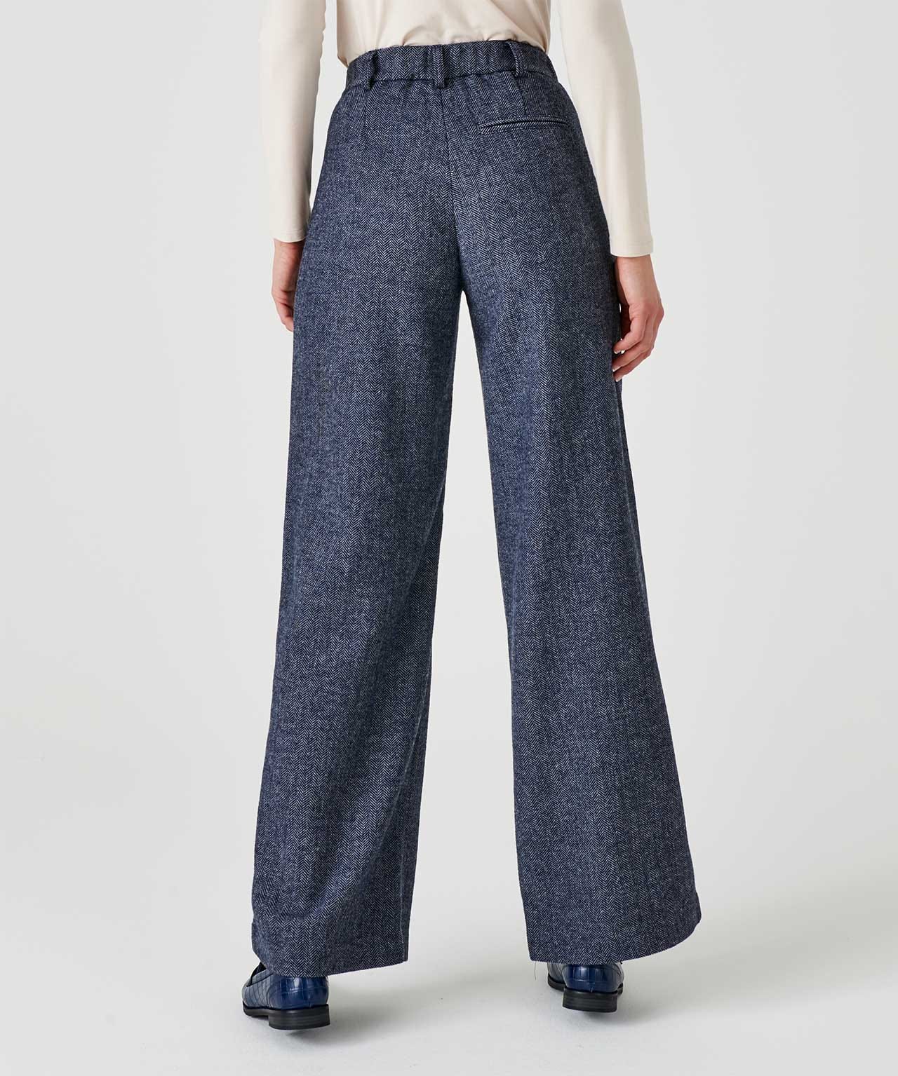 Wool Blend Trousers