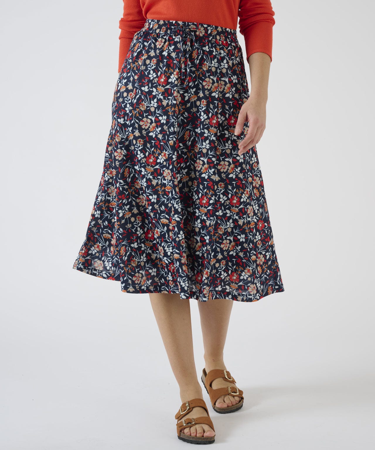 Print Jersey Skirt