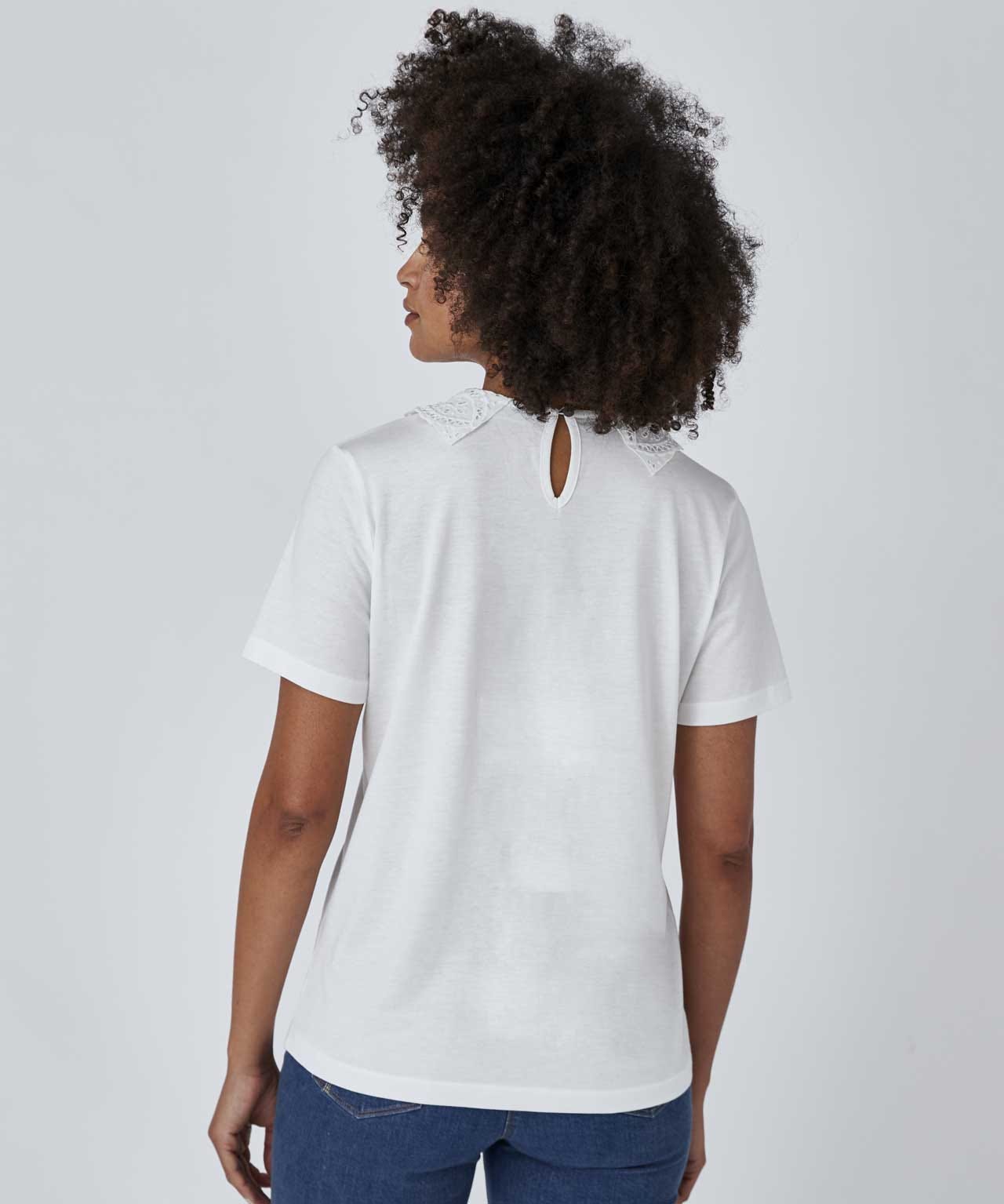 Collar Detail T-shirt