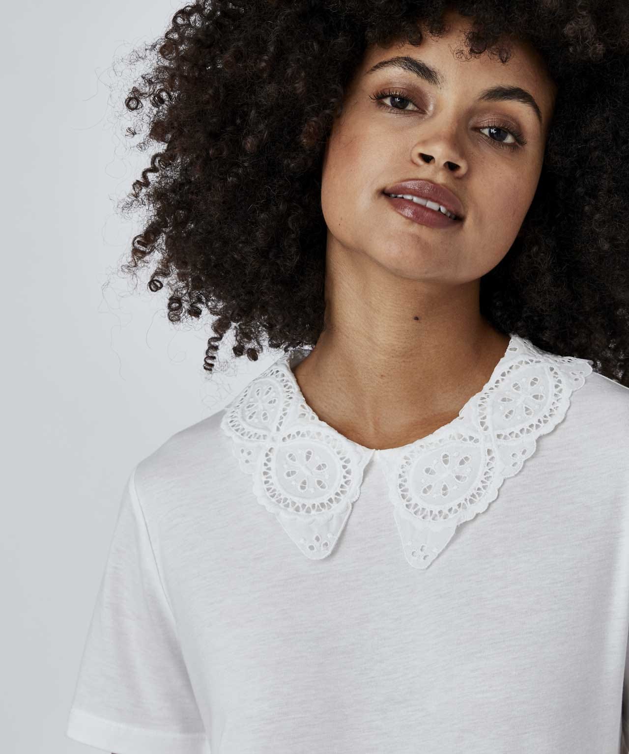 Collar Detail T-shirt