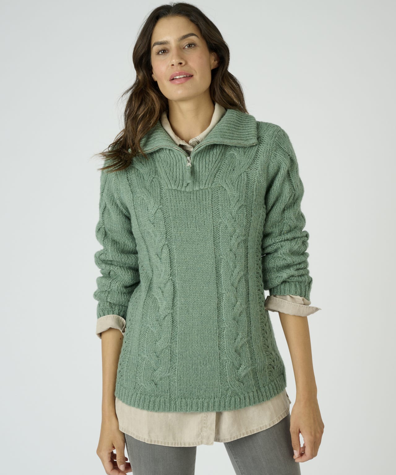 Toasty Thermal Recycled High-neck Jumper