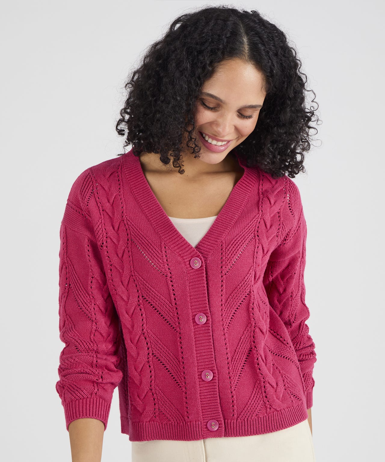 V-Neck Cardigan