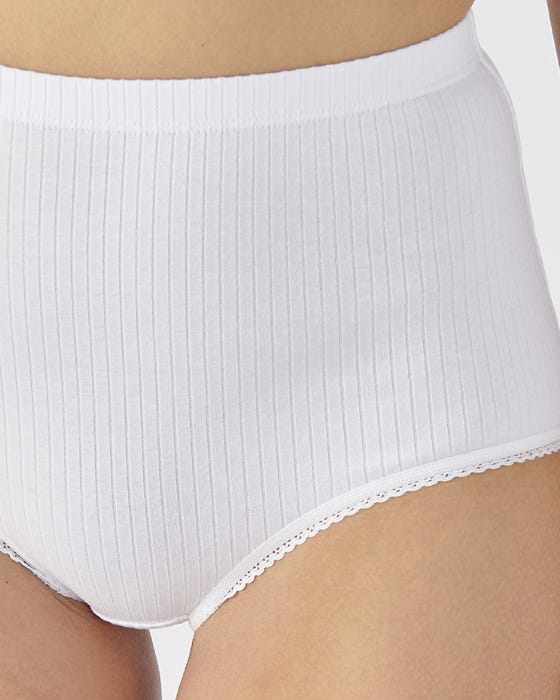 Pack of 4 Maxi Rib Briefs
