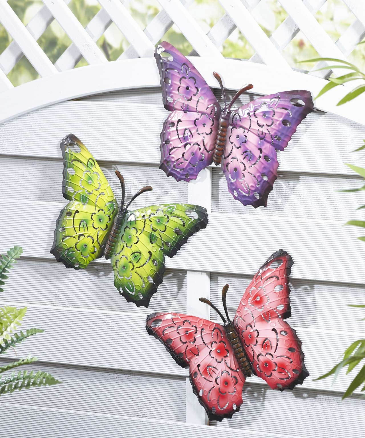 Set of 3 Decorative Wall Butterflies