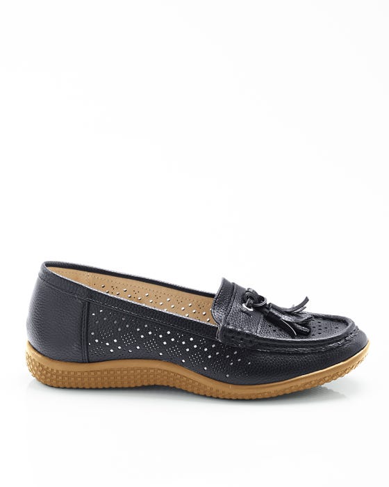 Cushion-walk tassel trim Moccasin
