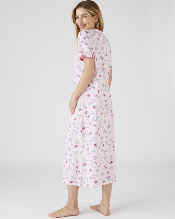 Floral Cotton Jersey Nightdress