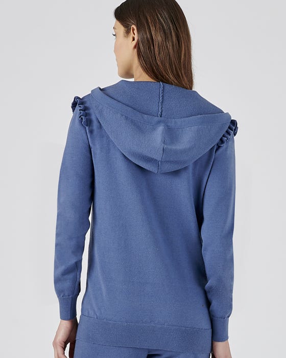 Recycled Thermal Knitted Hoodie