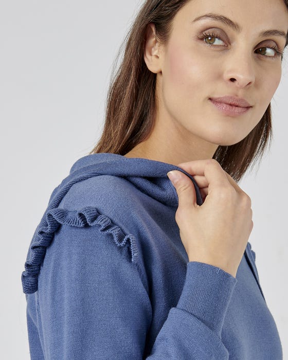 Recycled Thermal Knitted Hoodie