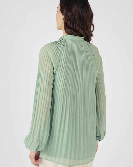 Pleated Blouse