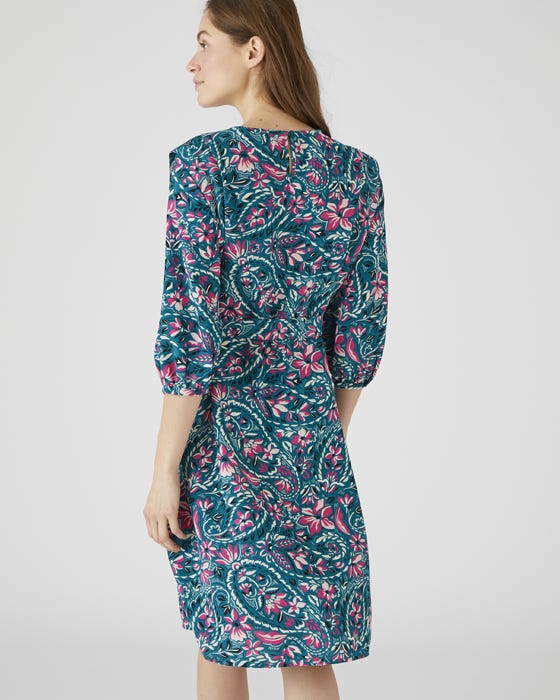 Paisley Print Dress