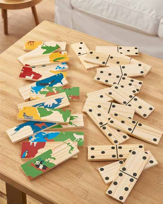 Wooden Puzzle Game Set