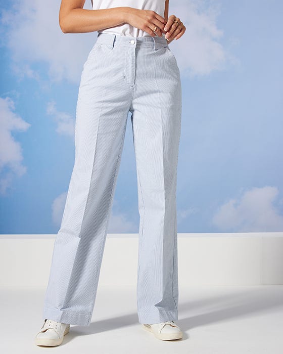 Wide-leg Trousers