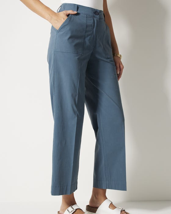 7/8 Wide-leg Trousers