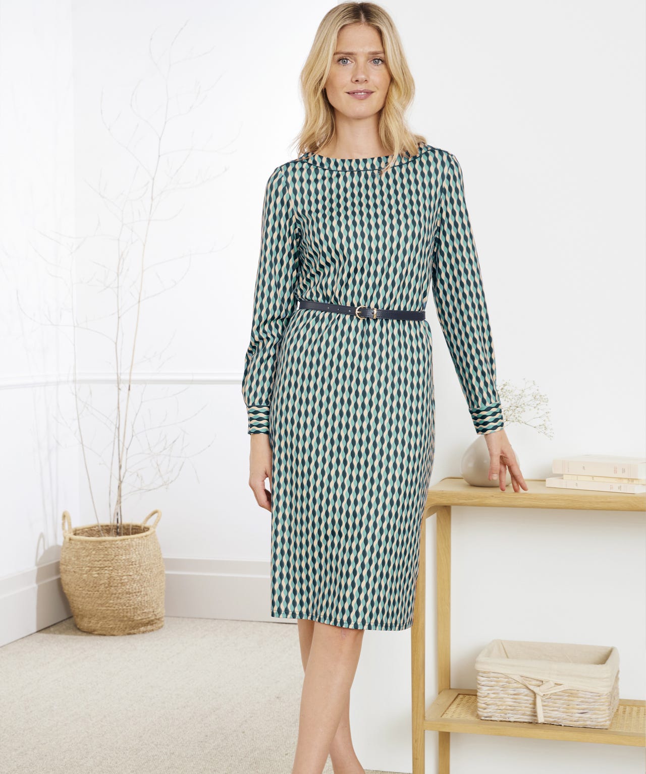 Recycled Knitted Shift Dress