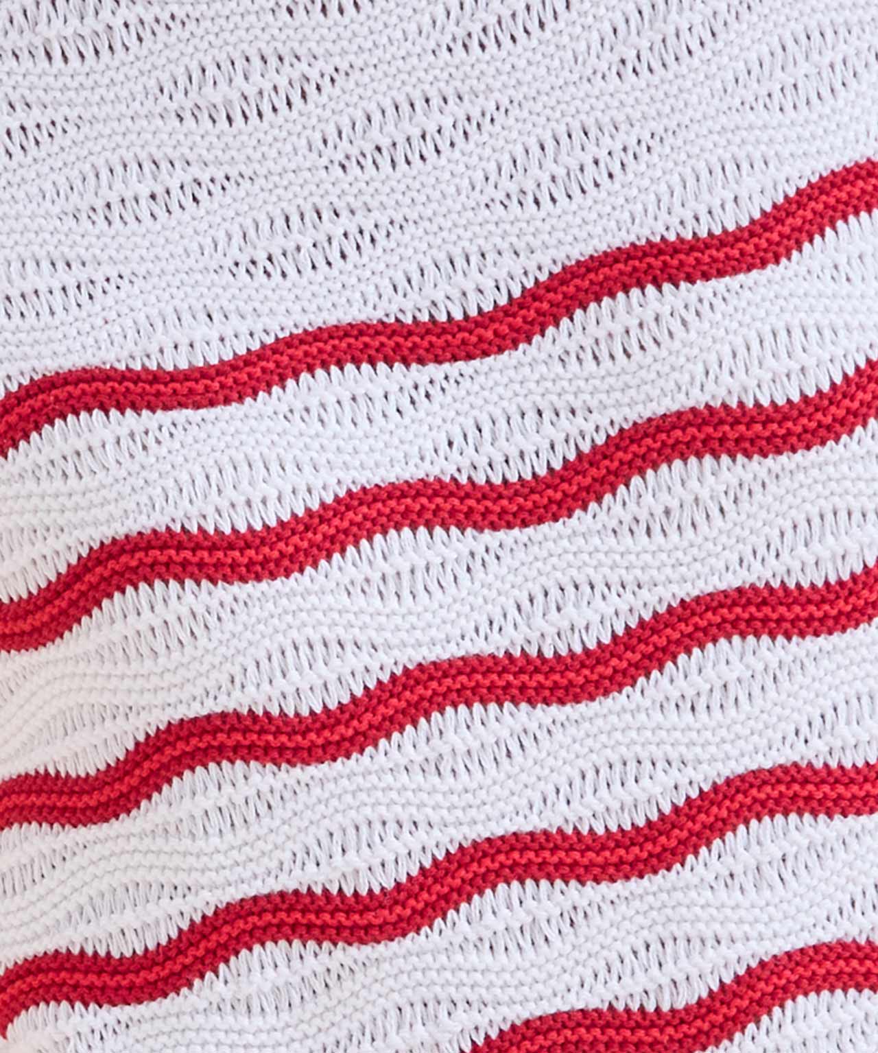 Stripe Fancy Stitch Jumper