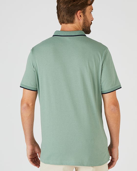 Zip Detail Polo