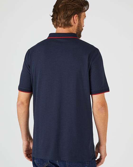 Zip Detail Polo