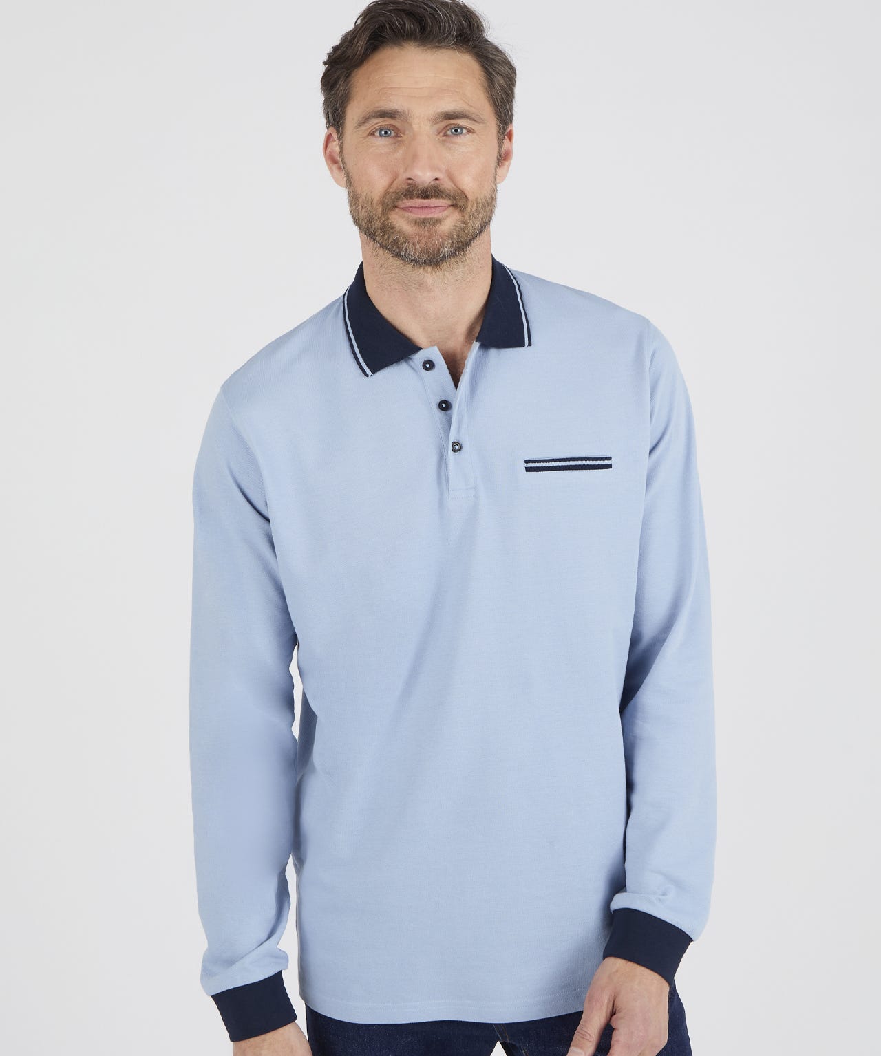 Long Sleeve Polo Shirt