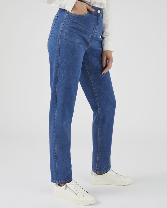 Denim Relaxed Fit Mom Jeans