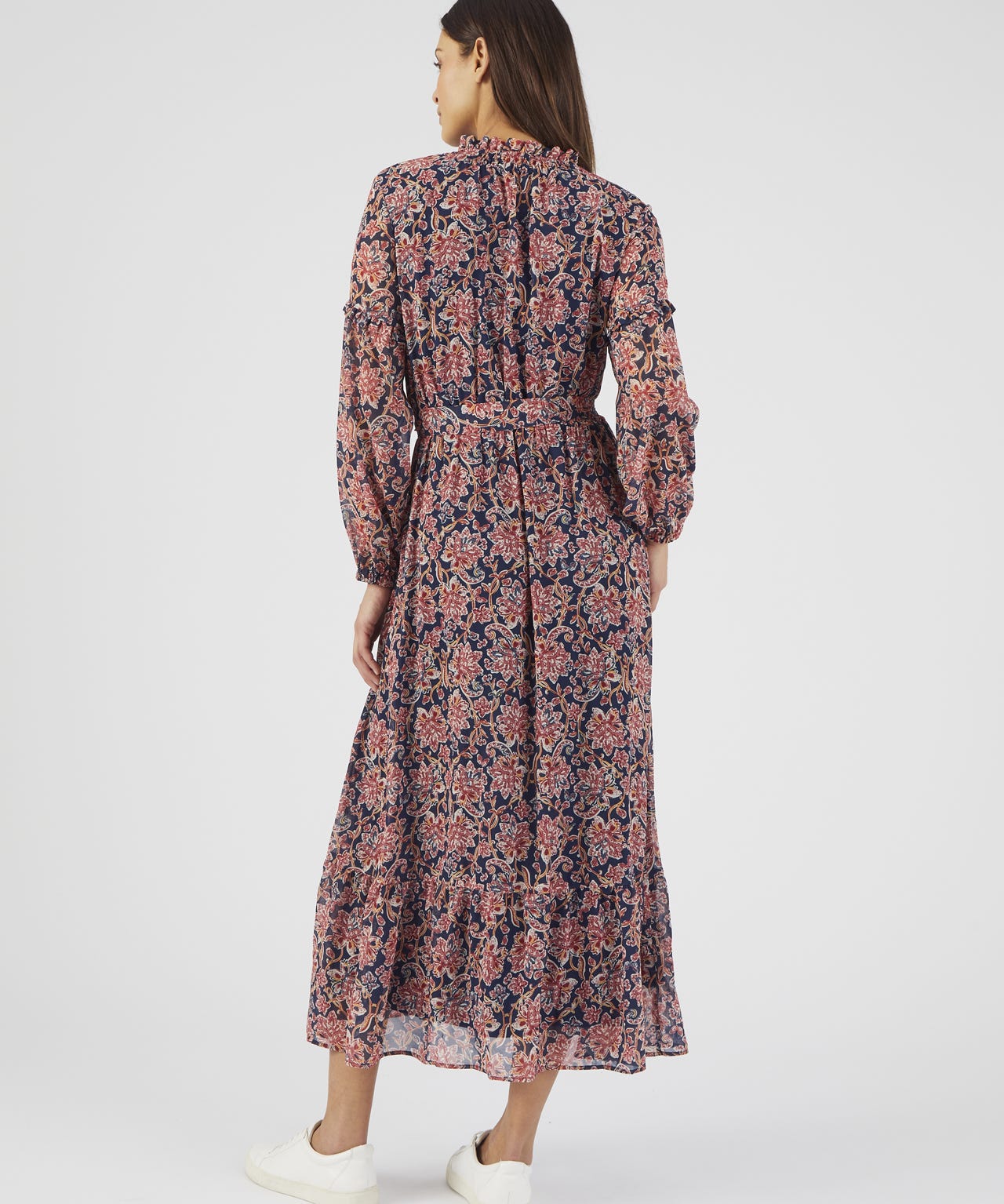 Voile Print Dress