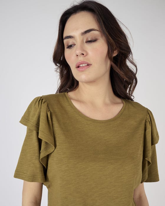 Frill Detail T-shirt